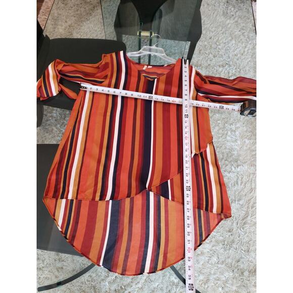 Women's Est. 1946 Striped Long Sleeve Top Size L Long Sleeves V-Neck Outdoor - Picture 13 of 13